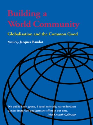 cover image of Building a World Community